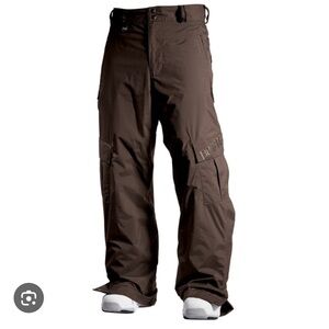 Bonfire Particle waterproof khaki green snowboard ski pants size XL